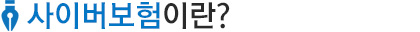 사이버보험이란?